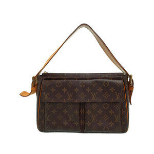 Louis Vuitton Monogram Leather Brown Viva Cite Semi Shoulder Bag